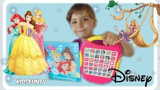 Disney Princess Learning Smart Pad & Book  / Princess Songs Book Review / Kidsfuntv