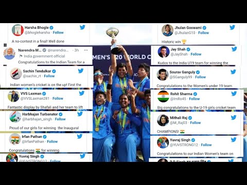 Twitter reaction on India U-19 world Cup win 