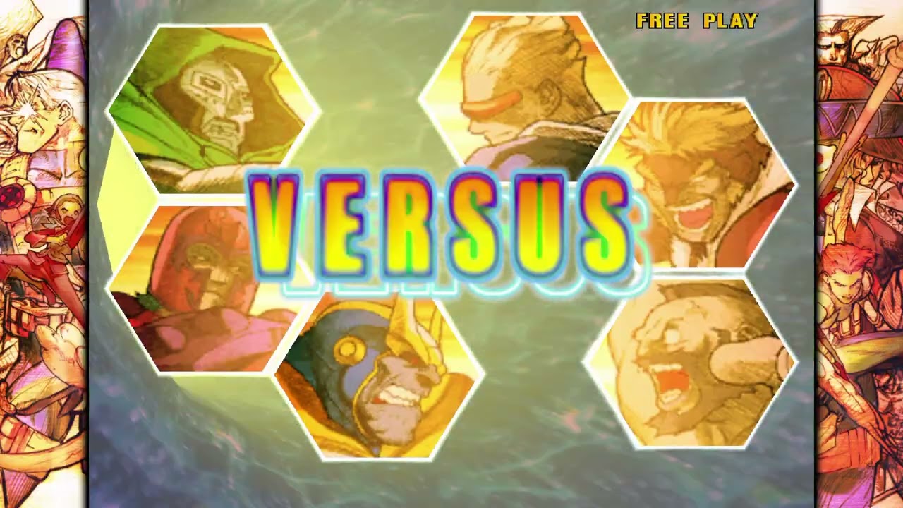 Marvel vs. Capcom 2 (PlayStation 4) Arcade as Doctor Doom, Magneto & Thanos