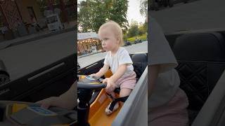 Уроки вождения продолжаются #детиприколы #тренды #продвижение #топвидео #вождение #baby #сребенком
