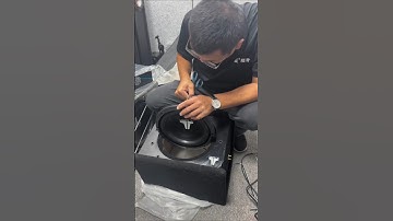 JL W3 box installed, DIY subwoofer