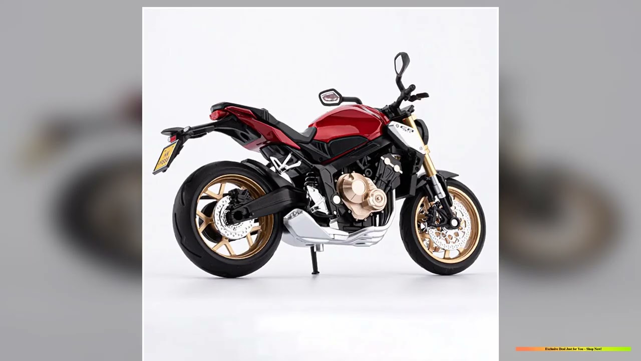 Scale 112 Honda CB650 HP4 Motorcycle Model Toy Alloy Diecast Shock Absorption Miniature Racing