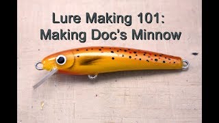 Wooden Lure Making 101 