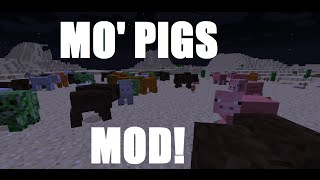 Minecraft Mo' Pigs mod! (New Pigs!)