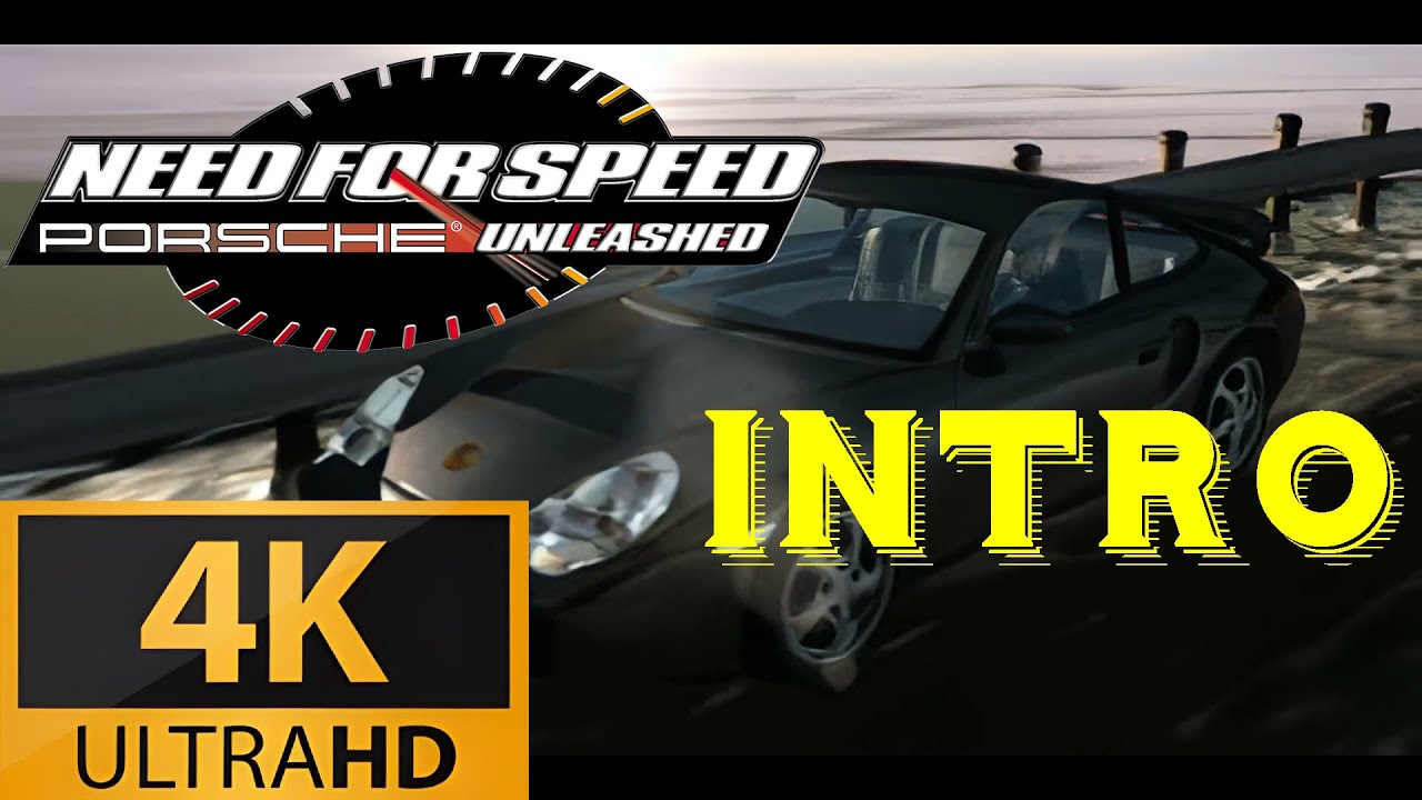 Need for Speed V: Porsche Unleashed - Intro (AI enhanced 4K 60fps)