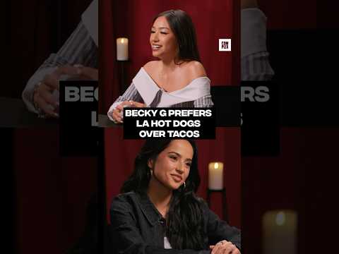 ⁣Becky G says THIS is better than LA tacos #IWAM