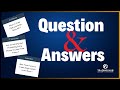 Public live question answer session  