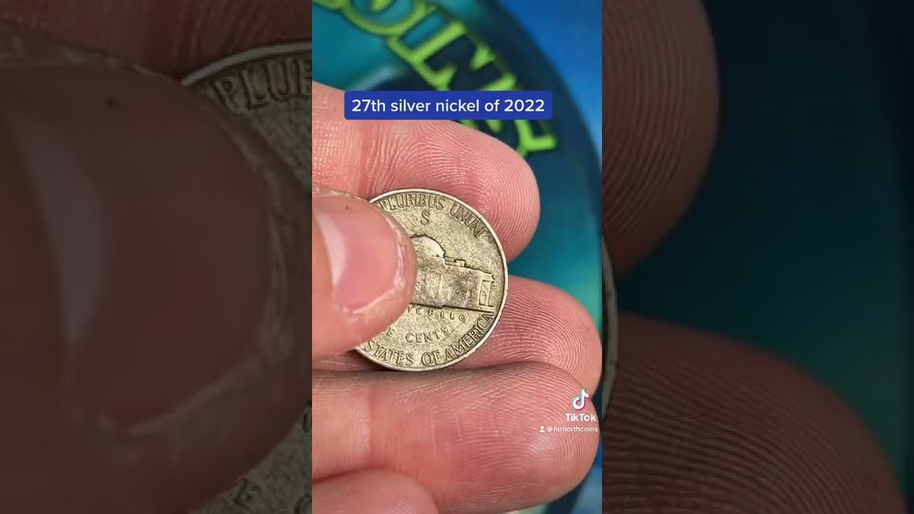Silver war nickel found while coin roll hunting