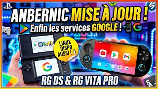 Anbernic RG Vita Pro & RG DS : enfin les services Google 🔥 Et linux sur la RG DS 👀