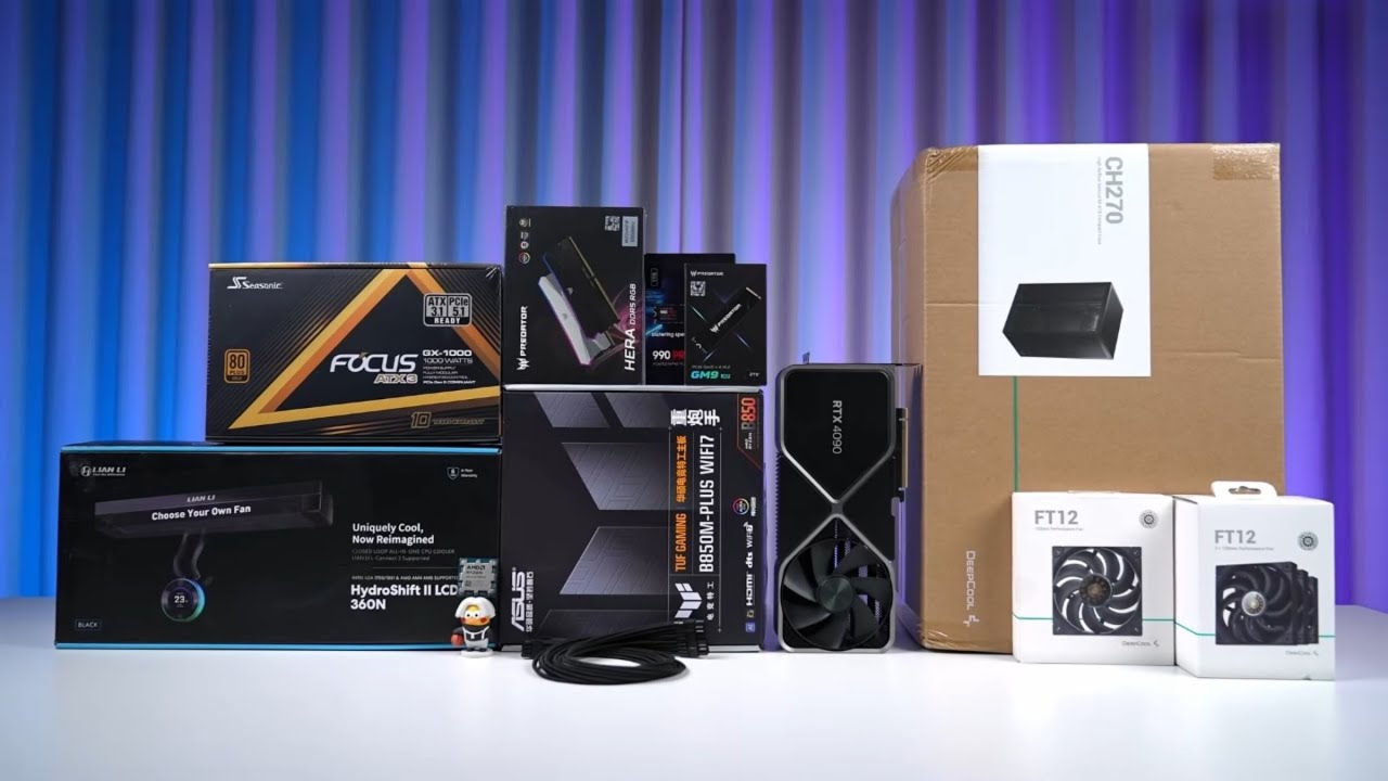 DeepCool CH270 Black 🖤 Ultimate M ATX Build | RTX 4090 & B850M PLUS ...
