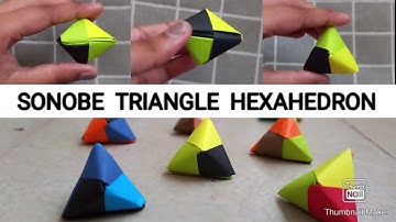 Sonobe Triangle Hexahedron