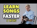 5 Tricks to Learning Songs FASTER on Guitar 🎸🤘