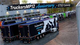 TruckersMP12 Anniversary - ETS2 Convoy | VTC GTLEGION | Moza r5