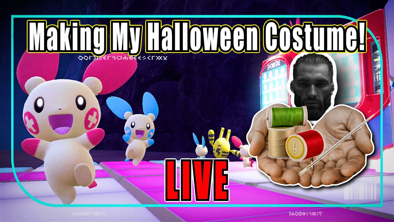 🔴Making a Plusle + Minun Costume for Halloween (I'm Cooked)🔴