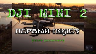 DJI Mini 2 Первый полет после распаковки