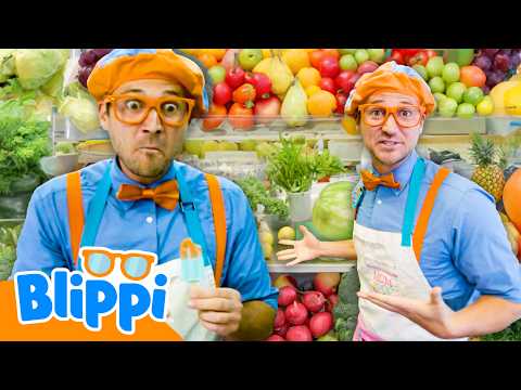 Blippi Makes Healthy Popsicles! | Blippi and Meekah Best Friend Adventures | Educational Videos