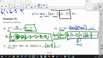 Unit 11 1 13 Factorial Notation and Simplifying