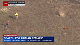 Possible human skull, bones found in south suburban field: sheriff