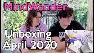 MindWander April 2020 Unboxing and Review CBT Mental Health and Self Care Subscription Box