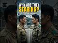 Why These Korean Soldiers Stare At Each Other 😳 #shorts