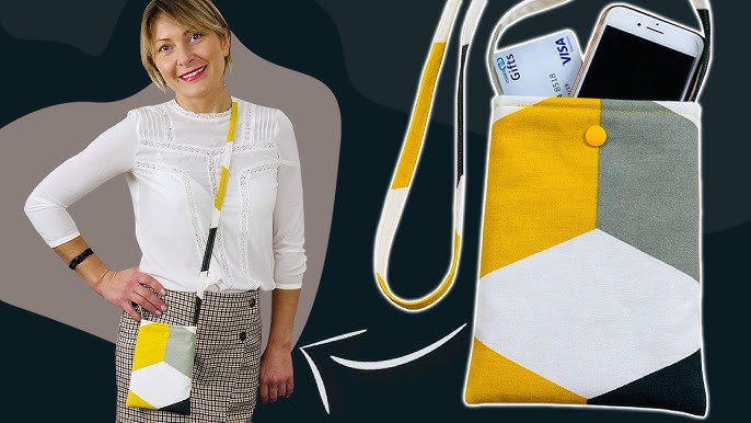 Étui - pochette range disque dur avec le câble - Tuto couture ValMa Créas 