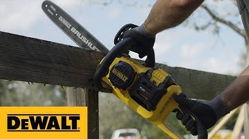 Pros React: DEWALT® FLEXVOLT® 60V MAX* Brushless Chainsaw (DCCS670X1)