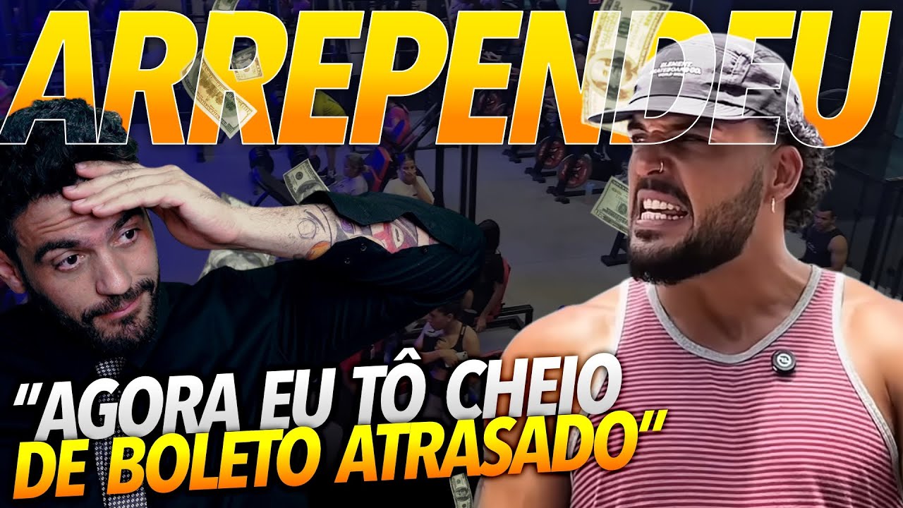 ELE ARREPENDEU DE ABRIR UMA ACADEMIA...