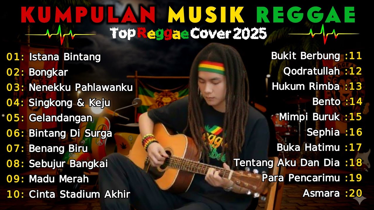 Kumpulan lagu Indonesia Terpopuler🇮🇩 Top Cover Reggae Terbaru 2025|| Enak Buat Teman Santai
