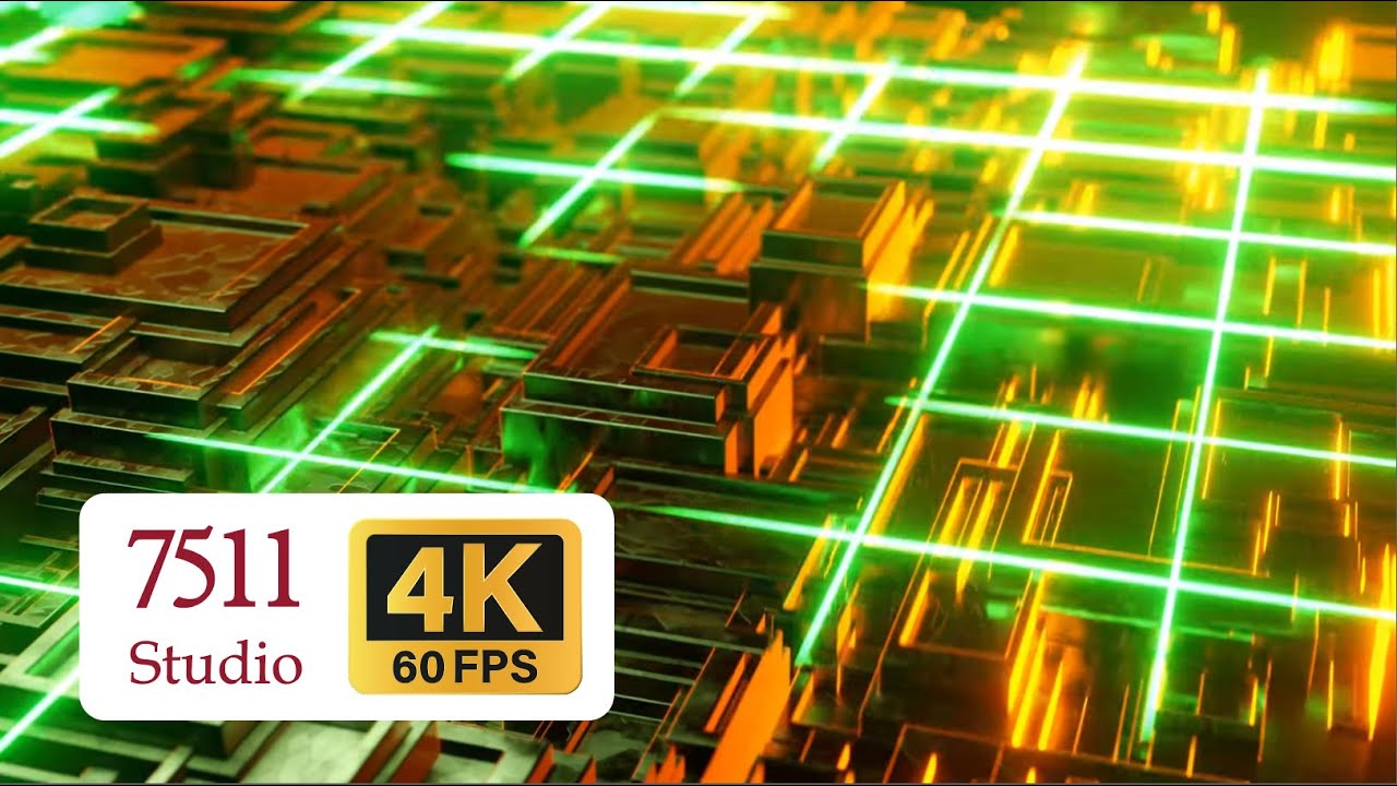 4K VJ Loop - Visual Stylish Abstract - YouTube