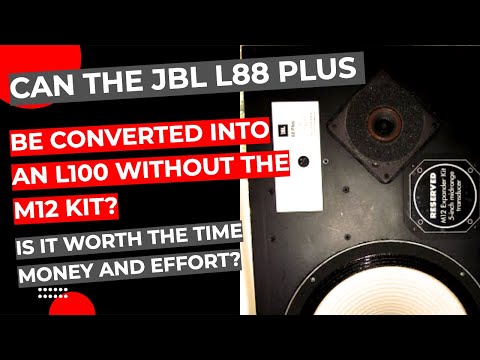 JBL L88 Plus Conversion to a JBL L100 Century (2nd Version)