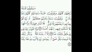 18 - سورة الكهف ٢٢-٢٤ - عبدالرحمن السديس