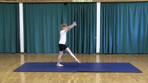 Primary PE lesson ideas for teachers. Gymnastics - Advanced 14 Piece Sequence