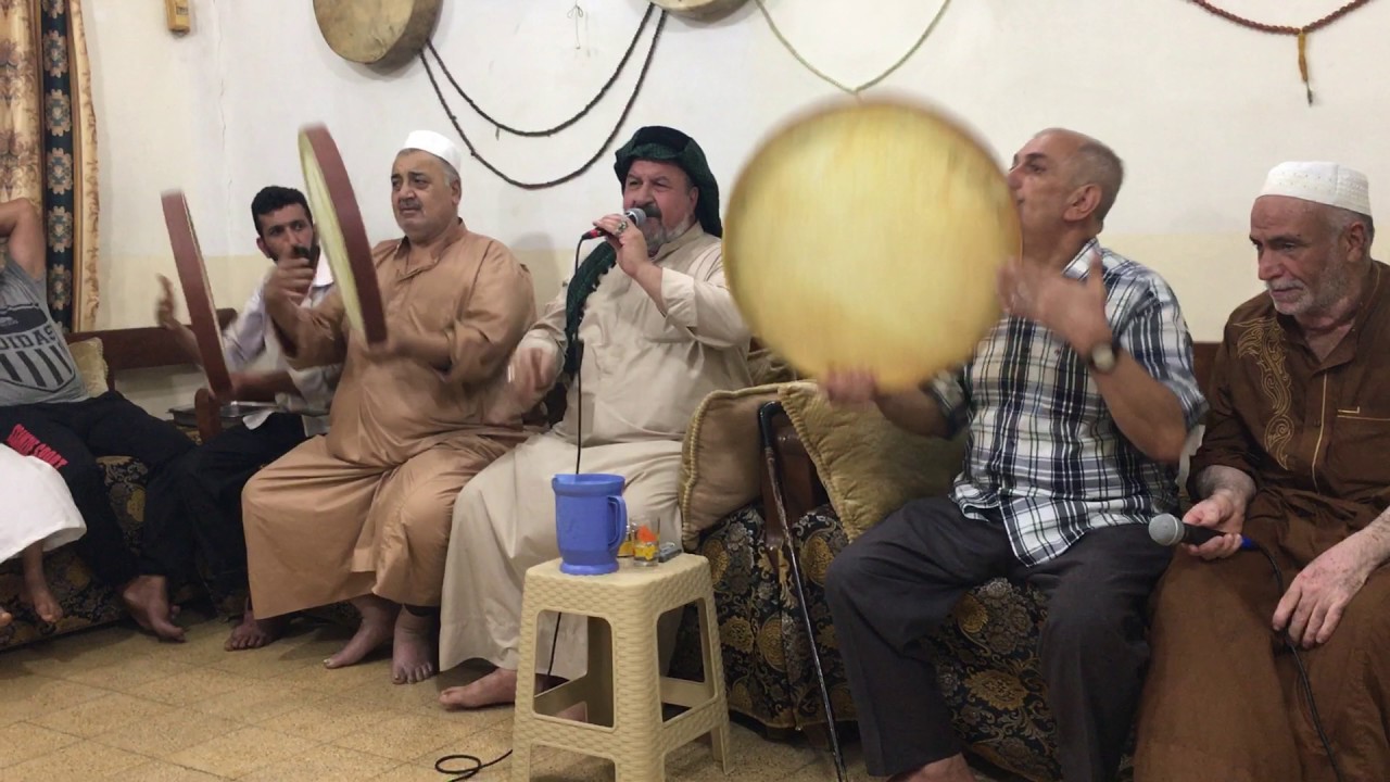 تكيه الشيخ لطيف كمر الرفاعي مداح غالب النعيمي