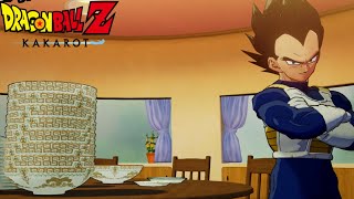 All Characters Eating Animations - Dragon Ball Z: Kakarot Full Course Menu Gameplay Walkthrough