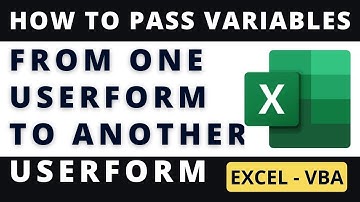 Pass Variables From One Userform To Another | Excel VBA Code