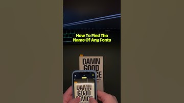 How To Find The Name Of Any Font #font #designtips #graphicdesign