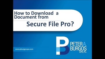 How to Download a Document from  Secure File Pro