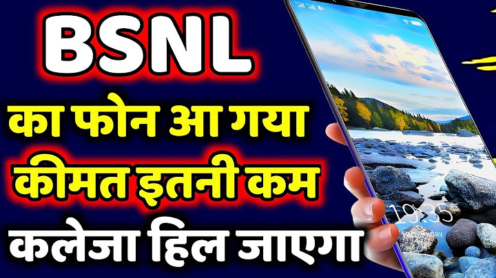LATEST OFFER PHONE BSNL Launch New Mobile + FREE 1 Year Unlimited Data | 12GB RAM,6000mAh #bsnlvsjio