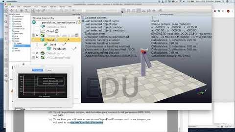 CoppeliaSim 3: Switching control of a pendulum (Fall 2020)