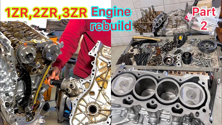 2ZR-FE 1.8L Engine Rebuild || Timing Chain Replacement Of Toyota Corolla 2004-2017