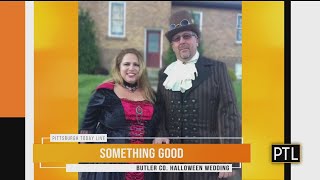 Something Good: Butler Co. Couple Wins Halloween Wedding