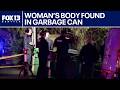 Woman found dead in trash bin in Marysville, WA | FOX 13 Seattle