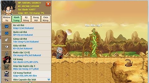 Ngọc Rồng Online - Live set kích hoạt kakarot đi săn bư kiếm quần thần phát vàng cho anh em