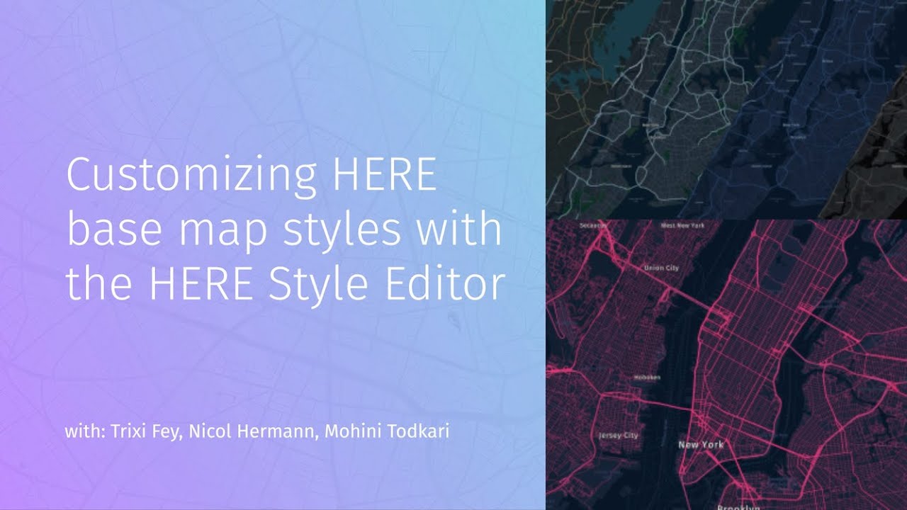 Design amazing maps with our new style editor