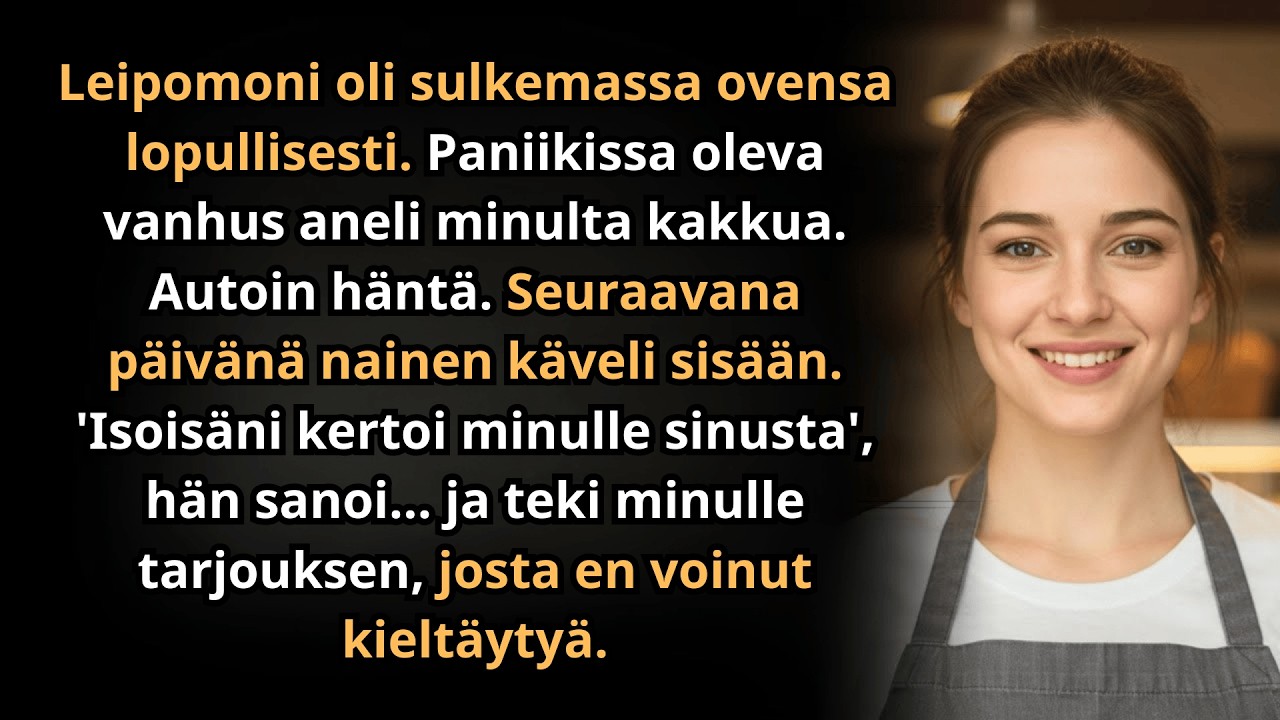 Leivoin viime hetken kakun tuntemattomalle. Seuraavana päivänä jono kiersi koko korttelin.