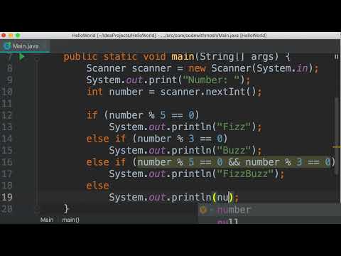 Java #33 - Exercise  FizzBuzz [By Mosh Hamedani]