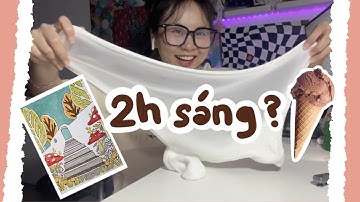 THỨC NGHỊCH ĐẾN 2 GIỜ SÁNG | ăn rong biển, tô màu tranh , lần đầu thử làm slime | Beisme