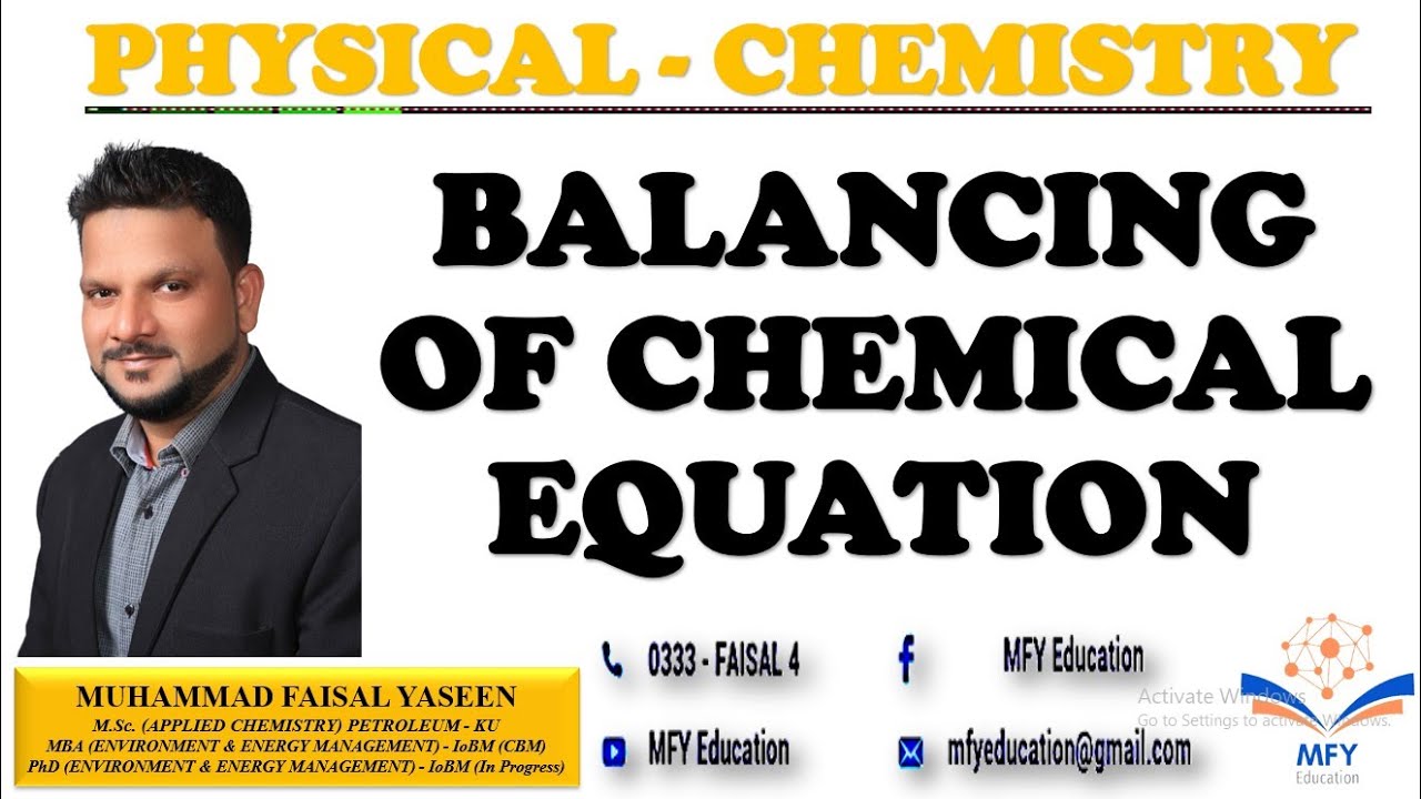Balancing of Chemical Equation || Urdu/Hindi