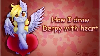 MLP - How I draw Derpy with heart