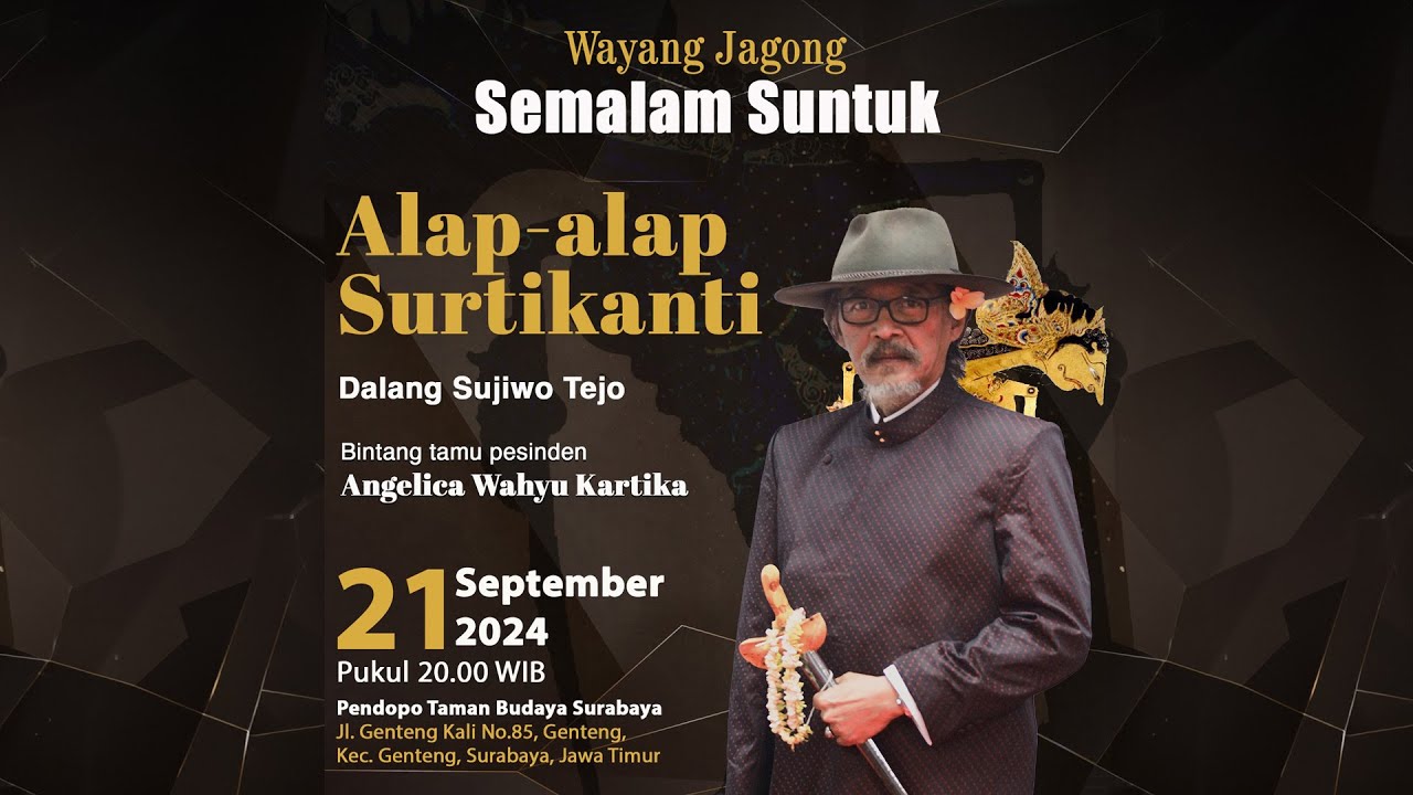 🔴[LIVE] Wayang Jagong Semalam Suntuk - Dalang Ki Sujiwo Tejo. Lakon 